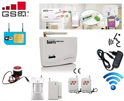Kit allarme casa antifurto gsm - allarme,
