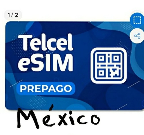 Telcel esim gsm digital sim - gsm,