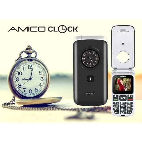 Cellulare brondi amico - cellulare, clock