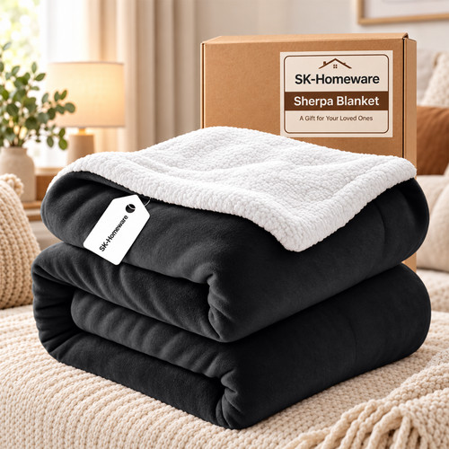 480gsm heavy sherpa fleece - 480gsm,