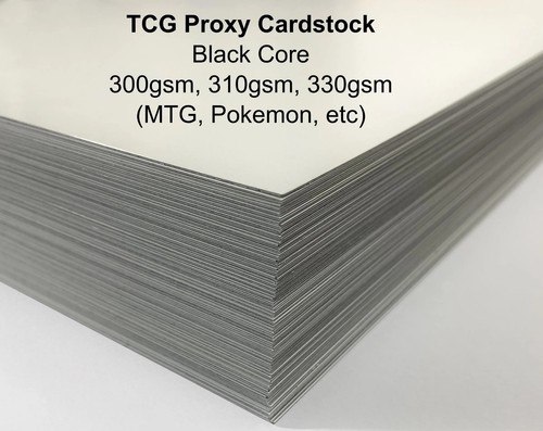 Black core tcg cardstock - tcg,